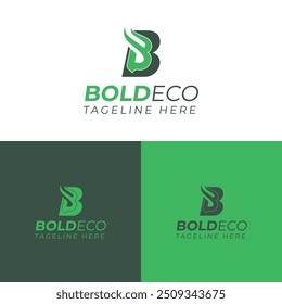 Bold Eco Klima umweltfreundliches Logo Design