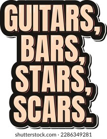 A bold and edgy lettering design that celebrates the gritty and passionate nature of country music. Perfect for a country music nightlife event.