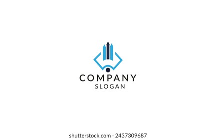 Bold emblem symbolizing financial strength, stability, and growth in a dynamic vector illustration logo design.