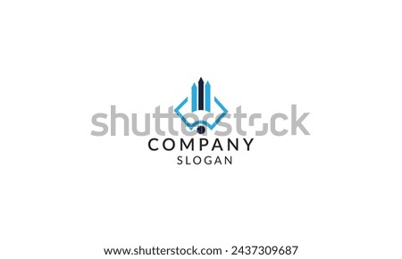 Bold emblem symbolizing financial strength, stability, and growth in a dynamic vector illustration logo design.