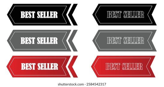 A bold and eye-catching "Best Seller" label, perfect for product packaging, e-commerce promotions, and marketing materials.