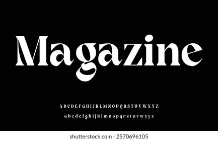 Bold fat alphabet, fancy opulent serif letters, creative font for cool exquisite logo, lettering, headline. Funny cartoon typography for music movie posters, game design. Vector typographic design.