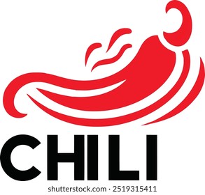 Arrojado e ardente Red Hot Chili Pepper logotipo conceito com ilustrações vetoriais dinâmicas de pimentas picantes. Perfeito para marca de comida, rótulos de molho quente e restaurantes que buscam um impressionante, heat-i