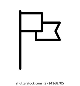 Bold-Flag-Symbolsammlung für Kennzeichnung, Leistung, Navigation und Ereignissignalisierung

