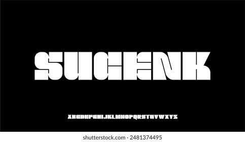 BOLD FUN URBAN DISPLAY ALPHABET FONT TYPE