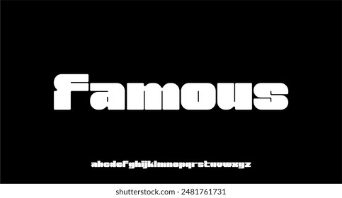 BOLD FUN URBAN DISPLAY ALPHABET FONT TYPE
