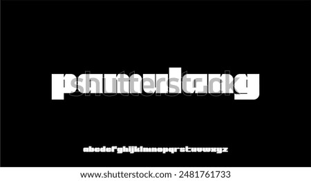 BOLD FUN URBAN DISPLAY ALPHABET FONT TYPE