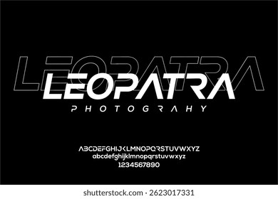 A bold, futuristic sans-serif typeface perfect for logos, tech startups, photography brands, and digital media. With sharp angles and sleek curves, this font delivers a clean, cutting-edge look that s