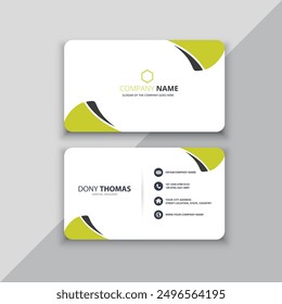 Bold Geometric Business Card Design