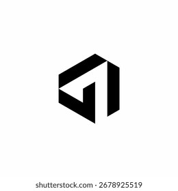 Un diseño geométrico audaz que forma abstractamente la letra 'A'. Este elegante y futurista logotipo transmite precisión e innovación, perfecto para una marca que valora la inteligencia y la estrategia.