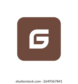 Bold Geometric G Logo - Design de marca de letra profissional