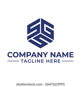 Bold Geometric Logo Design Featuring Interlocking Shapes and Strong Typography Creating a Memorable and Professional Brand Identity