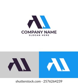 A bold, geometric logo featuring stylized letters "A," "J," and "M" forming a dynamic, arrow-like shape. The design conveys a sense of speed, direction, and forward momentum.