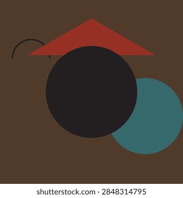 Bold geometric pattern with a terra palette, perfect for print and digital backgrounds
