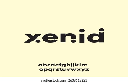 Bold geometric sans serif font with playful modern style, perfect for logos, headlines, posters, and creative digital designs.