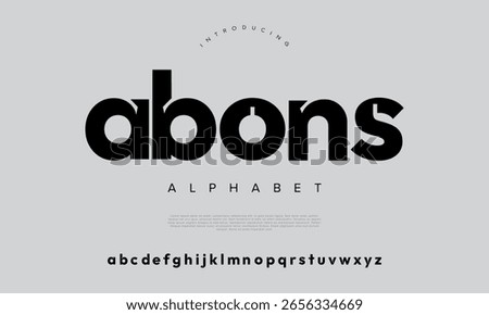 Bold geometric sans serif font, perfect for modern branding, logos, and headlines
