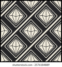 Bold Geometric Seamless Vector Patterns | Unique Abstract Designs for Digital Artwork, Wallpapers, and Contemporary Interior Styling
