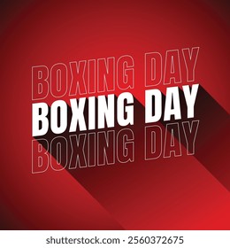 A bold, graphic banner design for a Boxing Day sale. vibrant red background with the text "Up to 50% Off" in white. Ideal for website banners, social media posts, and digital marketing campaigns