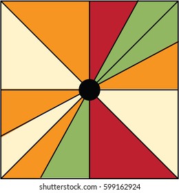 Bold Graphic Square Decal