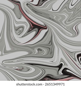 Bold gray abstract waves with metallic red accents create a futuristic and high-contrast visual. Perfect for tech, editorial, or design. Futuristic, abstract, red, gray, tech