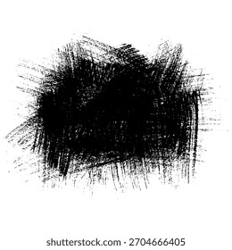 Bold hand drawn brush strokes create a texture black grunge background