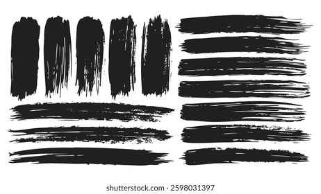 Bold Hand-Painted Brush Stroke Designs