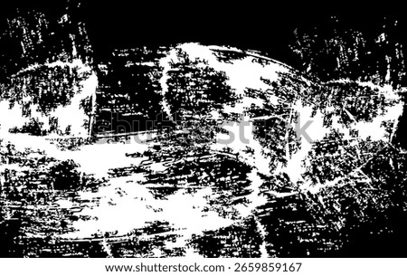 A bold high contrast black and white grunge texture with distressed brush strokes and scratch effects. Ideal for urban art, abstract backgrounds, posters, or digital overlays. 