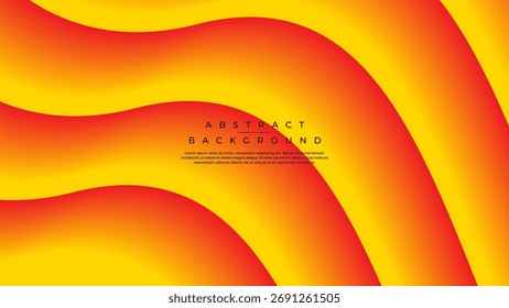 Fondo Abstractas Horizontal audaz de la onda fluida con el gradiente vibrante