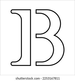 Fett-Symbol im Zeilenstil