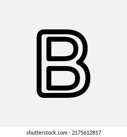 Bold icon in line style about text editor, use for website mobile app presentation