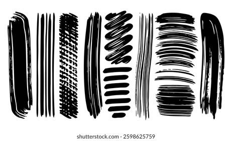 Bold Ink Brush Stroke Designs