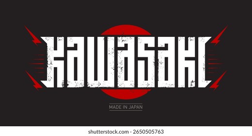 Bold Japanese-inspired typography design. Perfect for modern branding, gaming logos, martial arts studios, anime projects, and bold contemporary design applications or dynamic visual identity projects