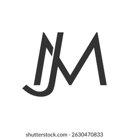bold JM or MJ logo for a modern identity.