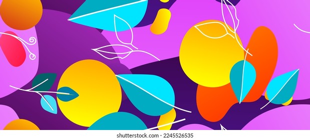 Bold Leaf Pattern. Tropical Leaf. Modern Motif. Jungle Print. Foliage Summer Seamless Pattern. Trending Vector Background. Artistic Botanical Surface. Abstract Plant. Bright Fashion. Contrast Drawing.