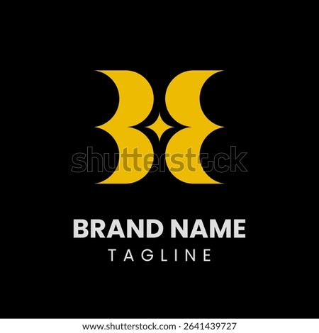 Bold letter B logo featuring a star placed at its center. A clean, balanced design for professional branding, especially in creative, tech, or media industries.
