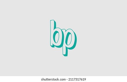 Bold letter icon BP - Initial vector design - Premium Icon, Logo vector