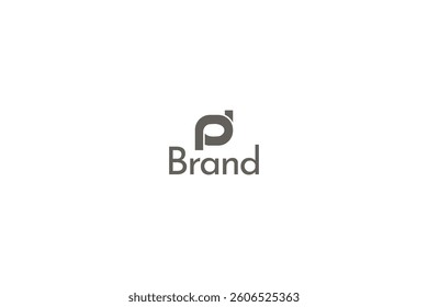 Bold Letter PD Logo with White background. 