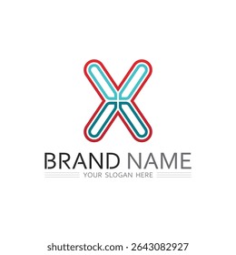 Bold Letter X Design for Vector Logo, Brand Icon, and Business Identity
