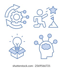 Bold Line Icons for Creative Scientific Research