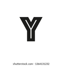 Bold Line Logo Letter