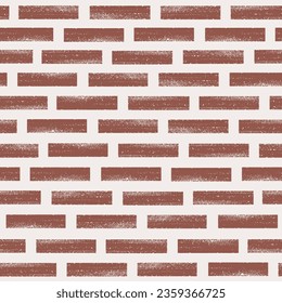 Feines, rotes, altes Ziegelmauermuster. Moderner abstrakter brüchiger Hintergrund.