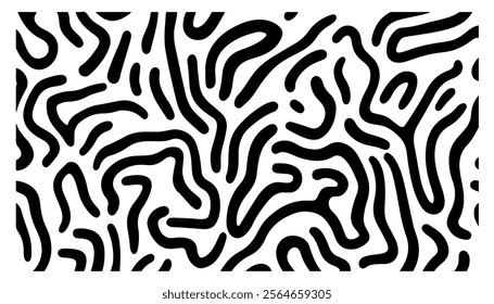 Bold Line Waves for Artistic Patterns