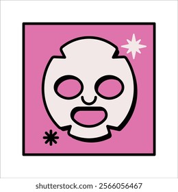 Bold lined dopamine bright self care blocks