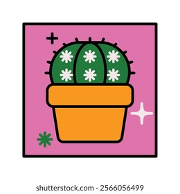 Bold lined dopamine bright self care blocks