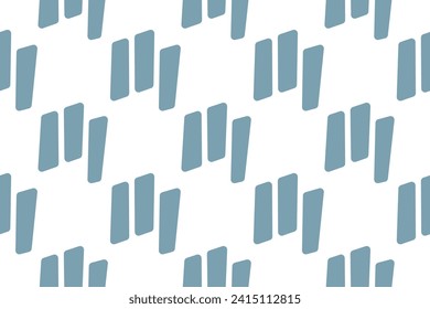 Bold lines seamless texture background abstract geometric pattern small line shapes motif minimalist classic ornament graphic style. Casual repeating fabric textile design template blue, white colors.