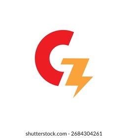 A bold logo featuring a stylized letter "G" with a lightning bolt, symbolizing speed, power, and energy.
