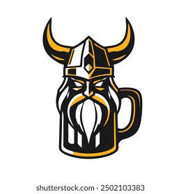 
A bold logo featuring a Viking head merged with a beer mug, ideal for breweries, bars, pubs, and Nordic-themed businesses. It blends strength and enjoyment, capturing the Viking spirit