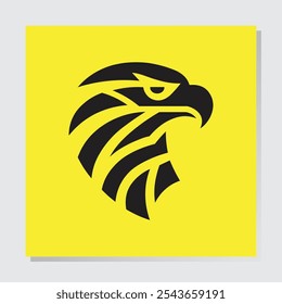 Bold and Majestic Eagle Head Logo