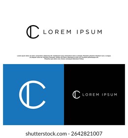 Bold and minimalist C logo with clean lines and modern design, perfect for tech, business, or creative branding needs.