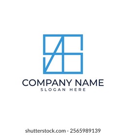 A bold and minimalist logo featuring the letters "A" and "S" cleverly intertwined within a square frame. The clean lines and sharp angles convey a sense of professionalism and precision.